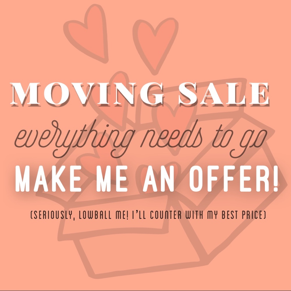 cleaning out my closet! send me your best offers!